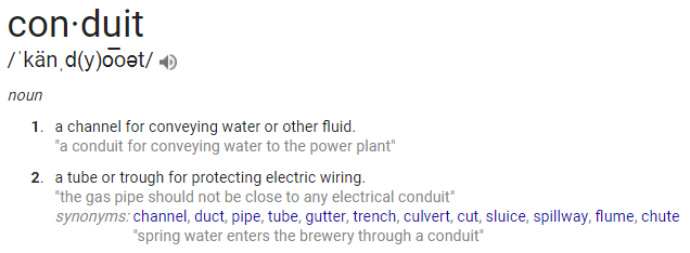 Conduit Definition