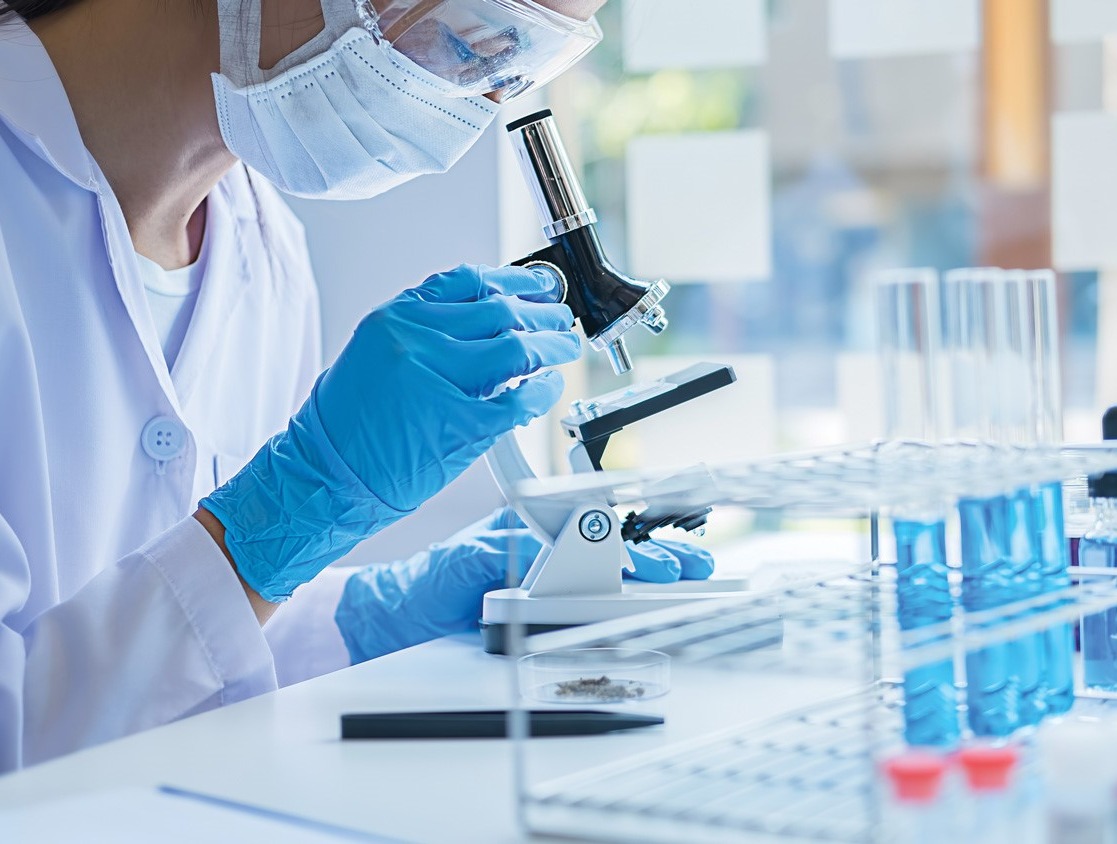 Stock Photo, Woman in Lab